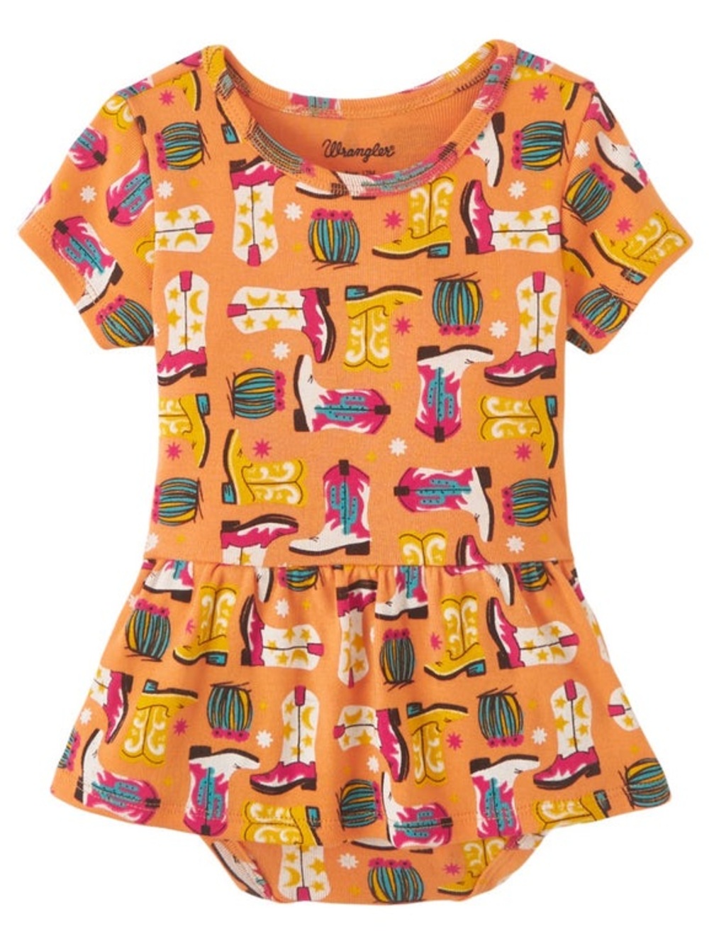Wrangler Baby Girl Western Onesie 18M